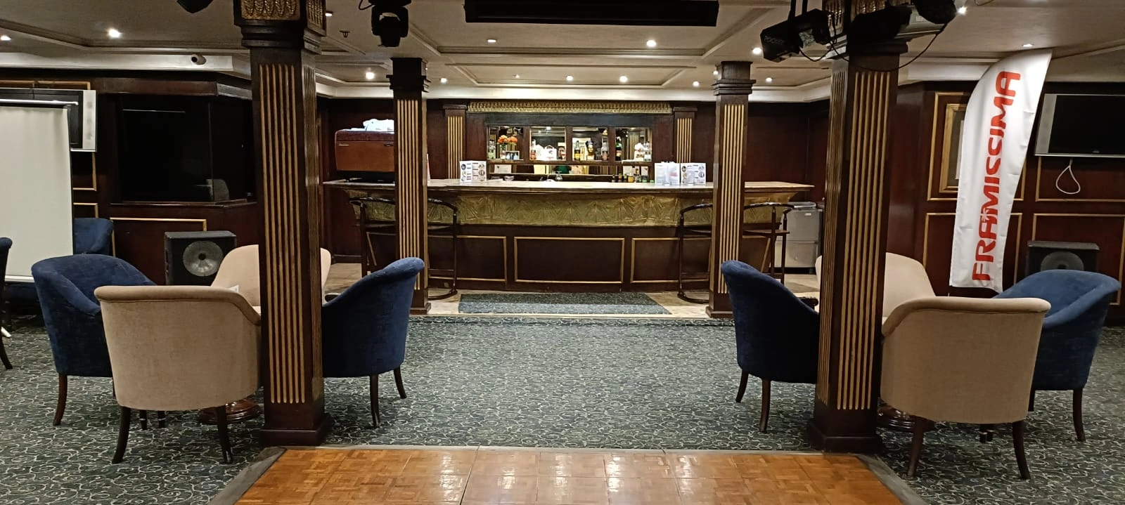 Lounge aboard the MS TiYi Nile Cruise Nile cruise